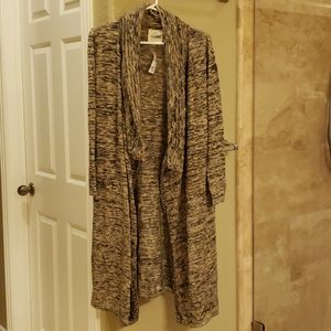 Lira  long drape sweater